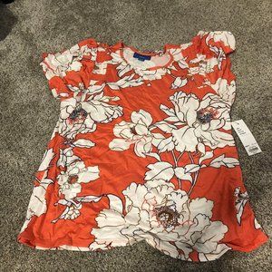 Apt. 9 / Smocked Shirt / NWT / Large